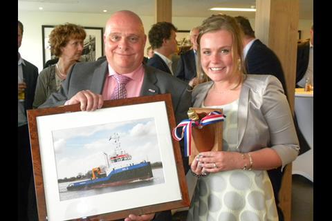 The proud sponsor on the big day for 'Wil S' (Damen)